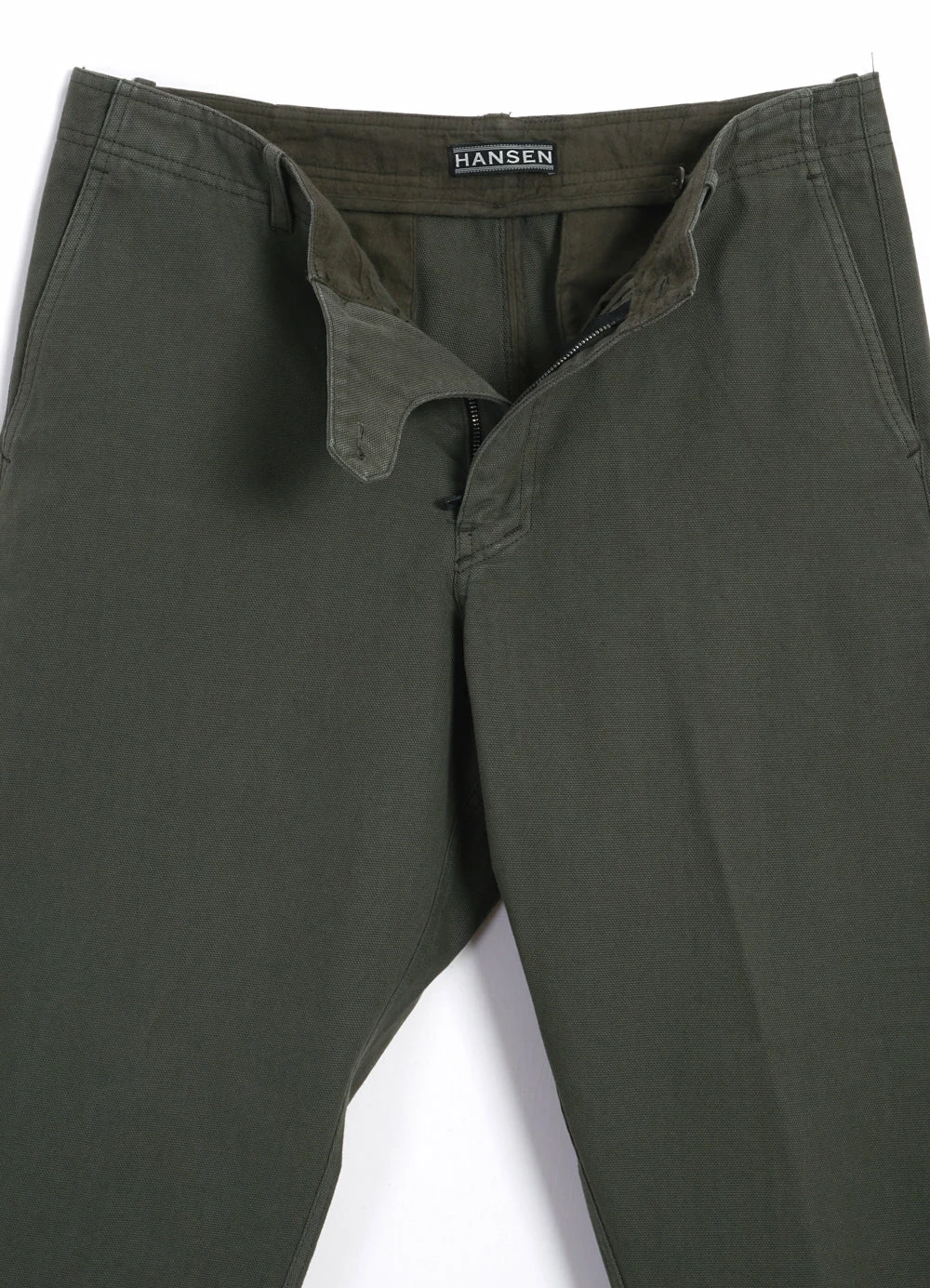 HANSEN GARMENTS TRYGVE | Wide Cut Cropped Trousers | Rosemary - Image 5