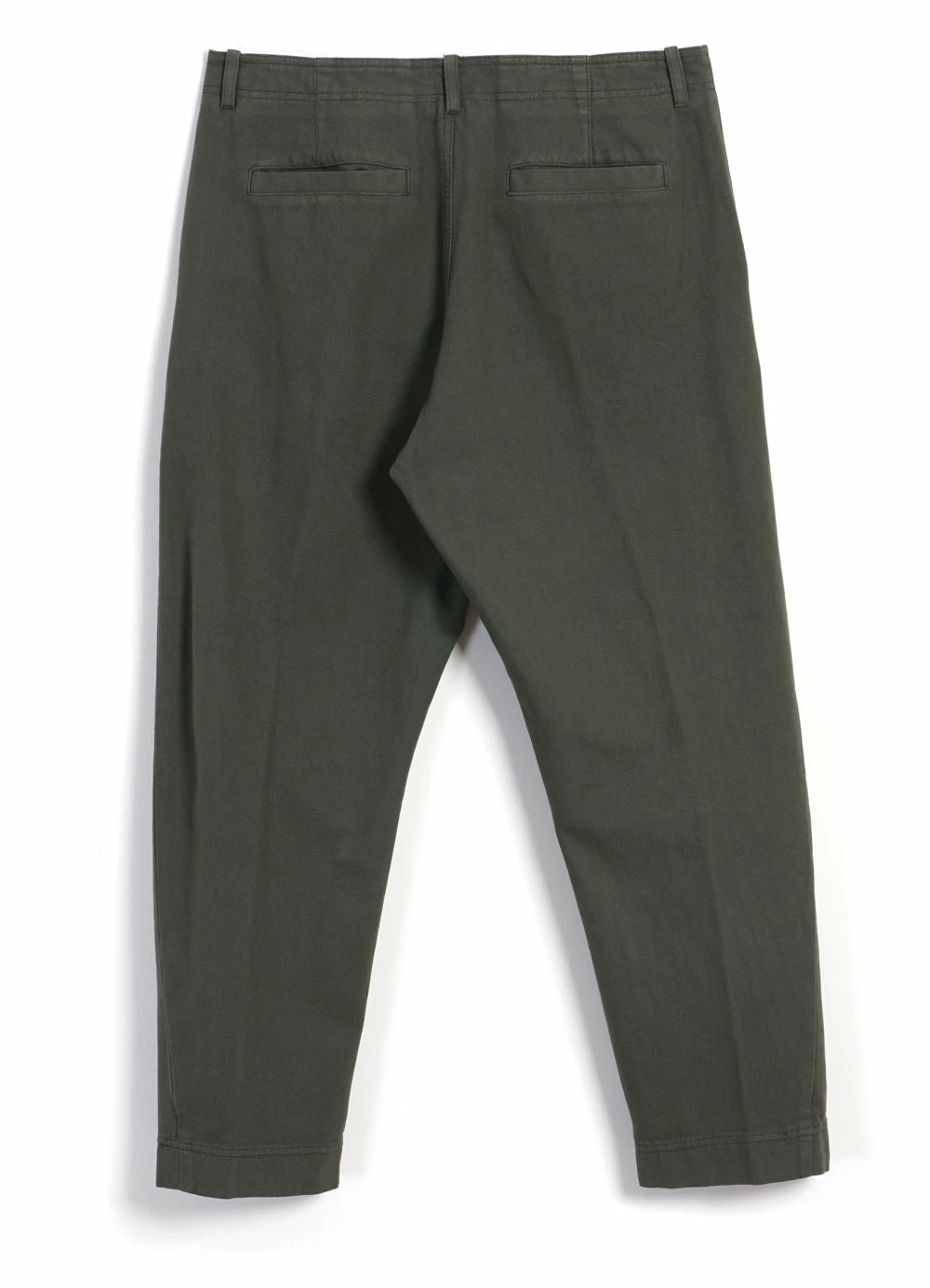 HANSEN GARMENTS TRYGVE | Wide Cut Cropped Trousers | Rosemary - Image 6