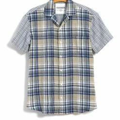 HANSEN GARMENTS JONNY | Short Sleeve Shirt | Blue Checks