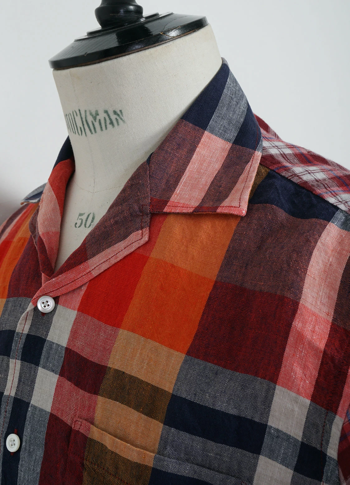 HANSEN GARMENTS JONNY | Short Sleeve Shirt | Red Checks - Image 5