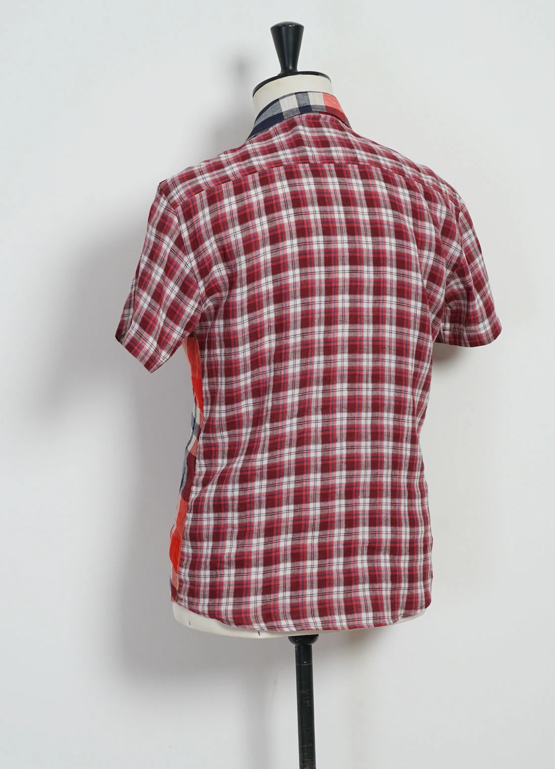 HANSEN GARMENTS JONNY | Short Sleeve Shirt | Red Checks - Image 6