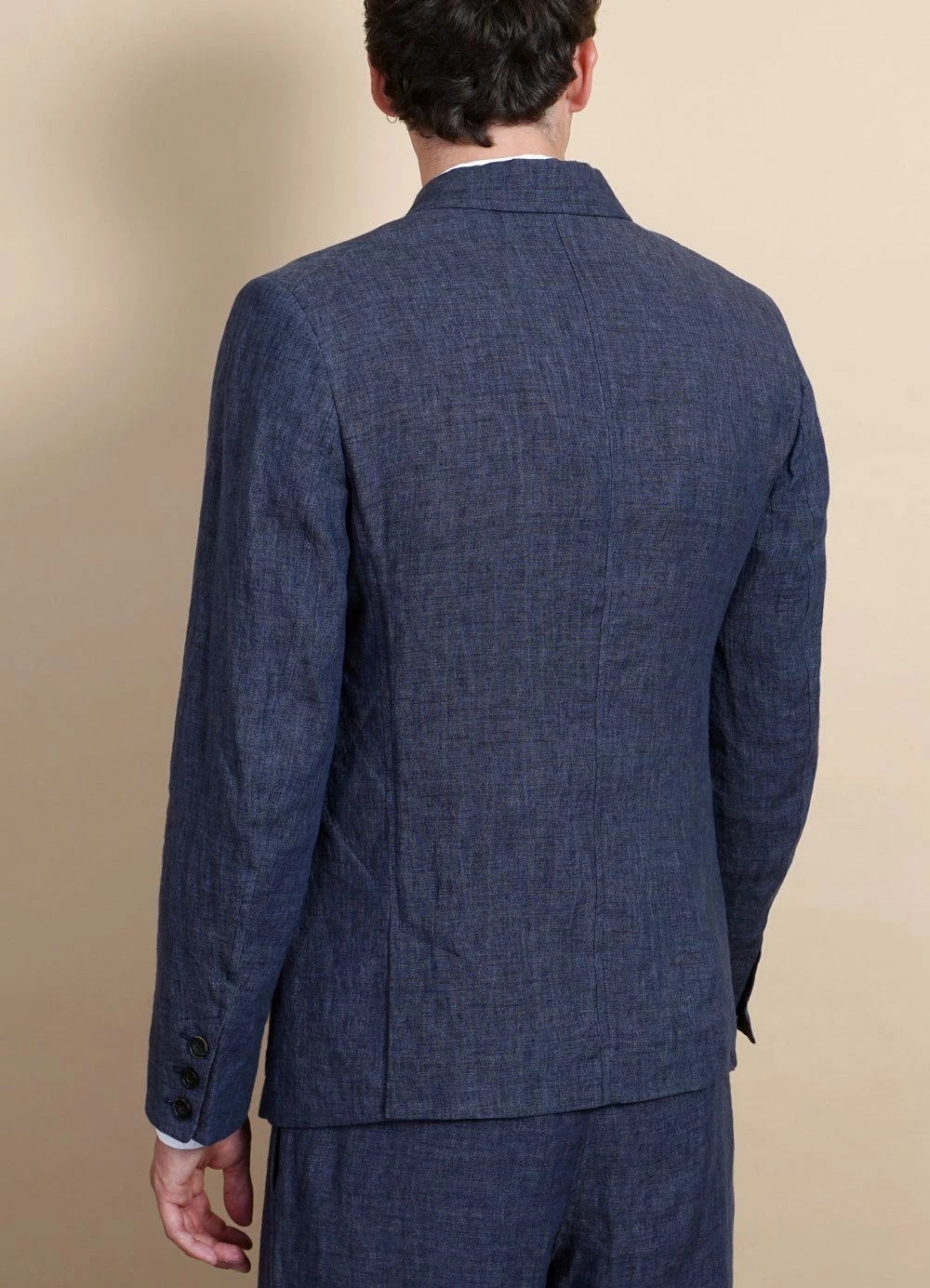 HANSEN GARMENTS ANKER | Casual Four Button Blazer | Blue Delave - Image 6