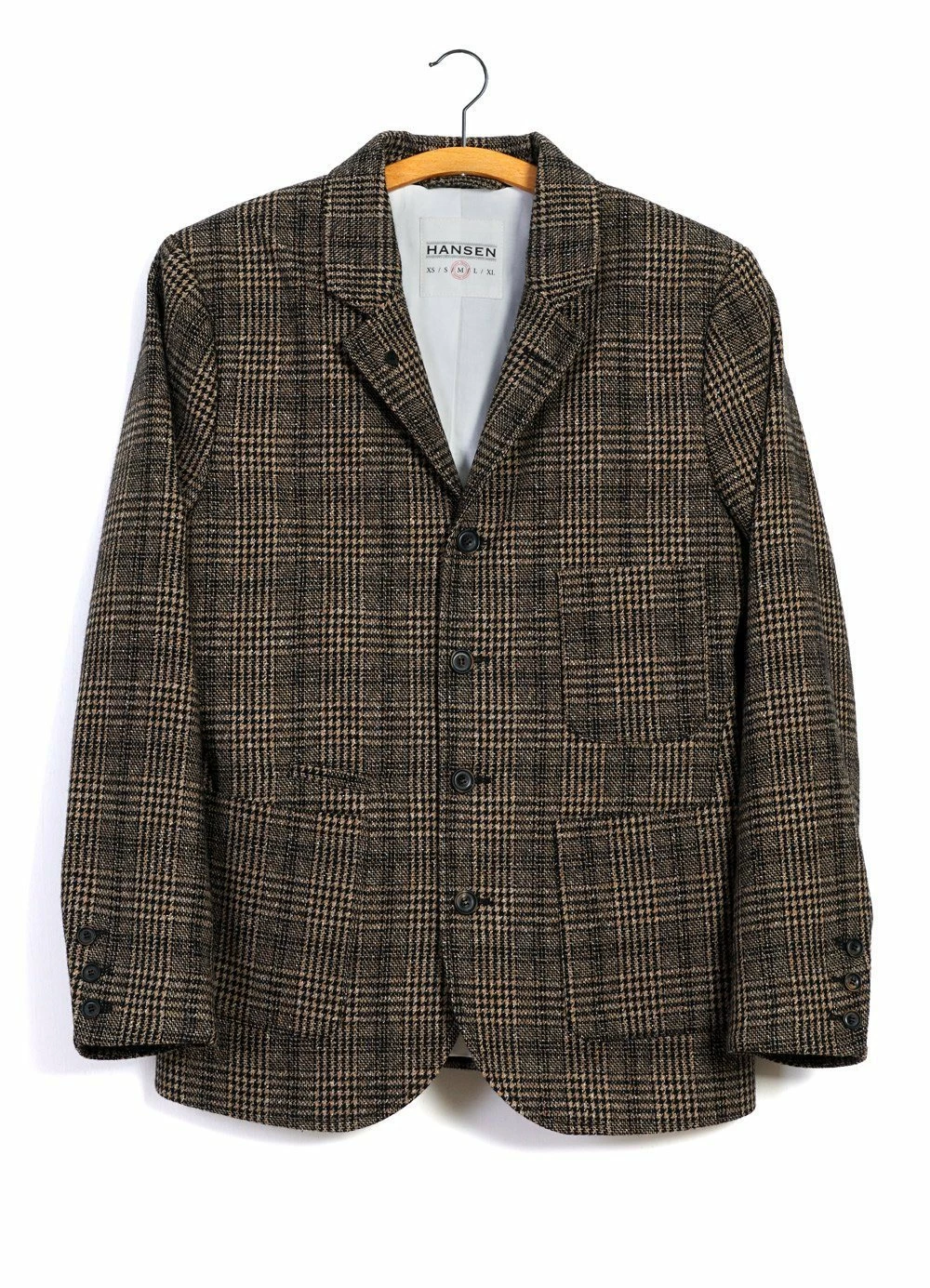 HANSEN GARMENTS ANKER | Four Button Classic Blazer | Checkered