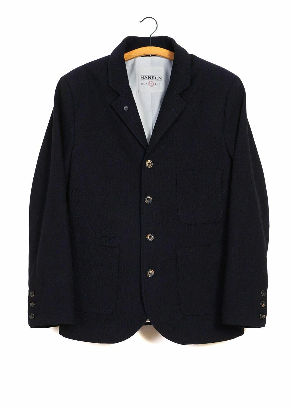HANSEN GARMENTS ANKER | Four Button Classic Blazer | Deep Indigo