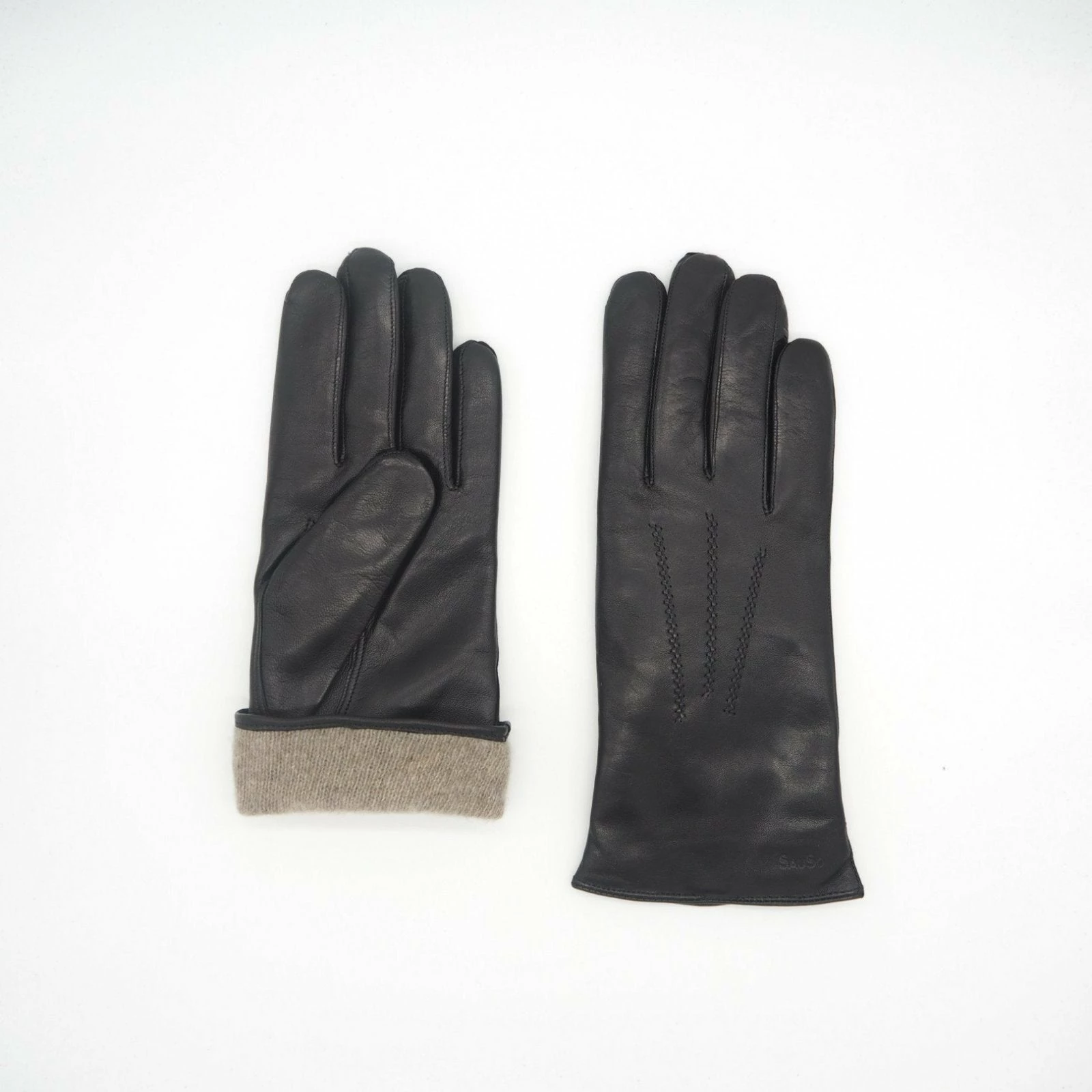 SAUSO ARVO | Lamb Nappa Cashmere Blend | Black - Image 5