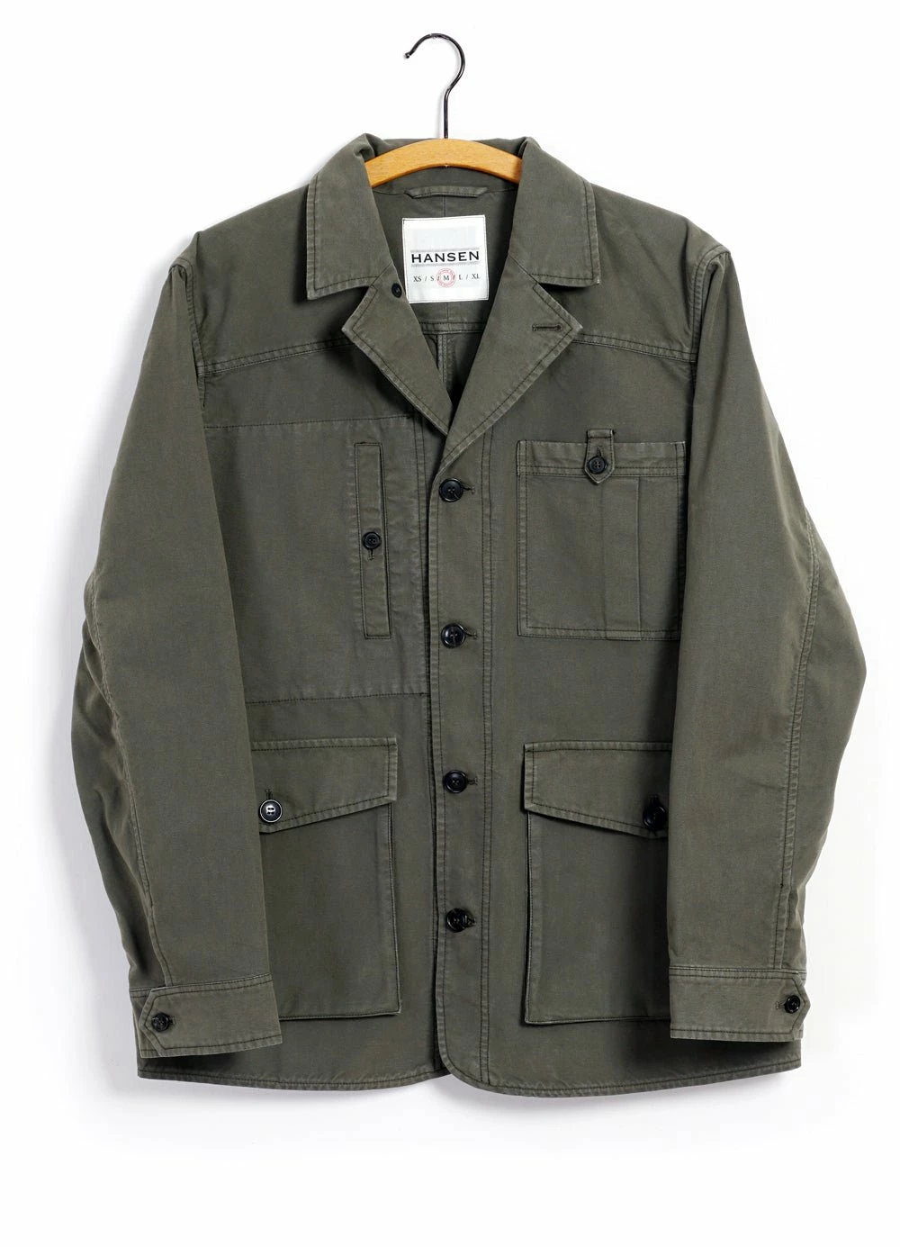 HANSEN GARMENTS ASLAK | Utility Jacket | Green