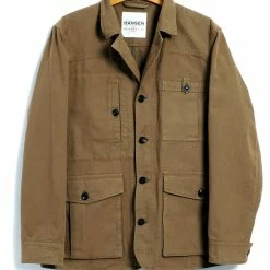 HANSEN GARMENTS ASLAK | Utility Jacket | Khaki
