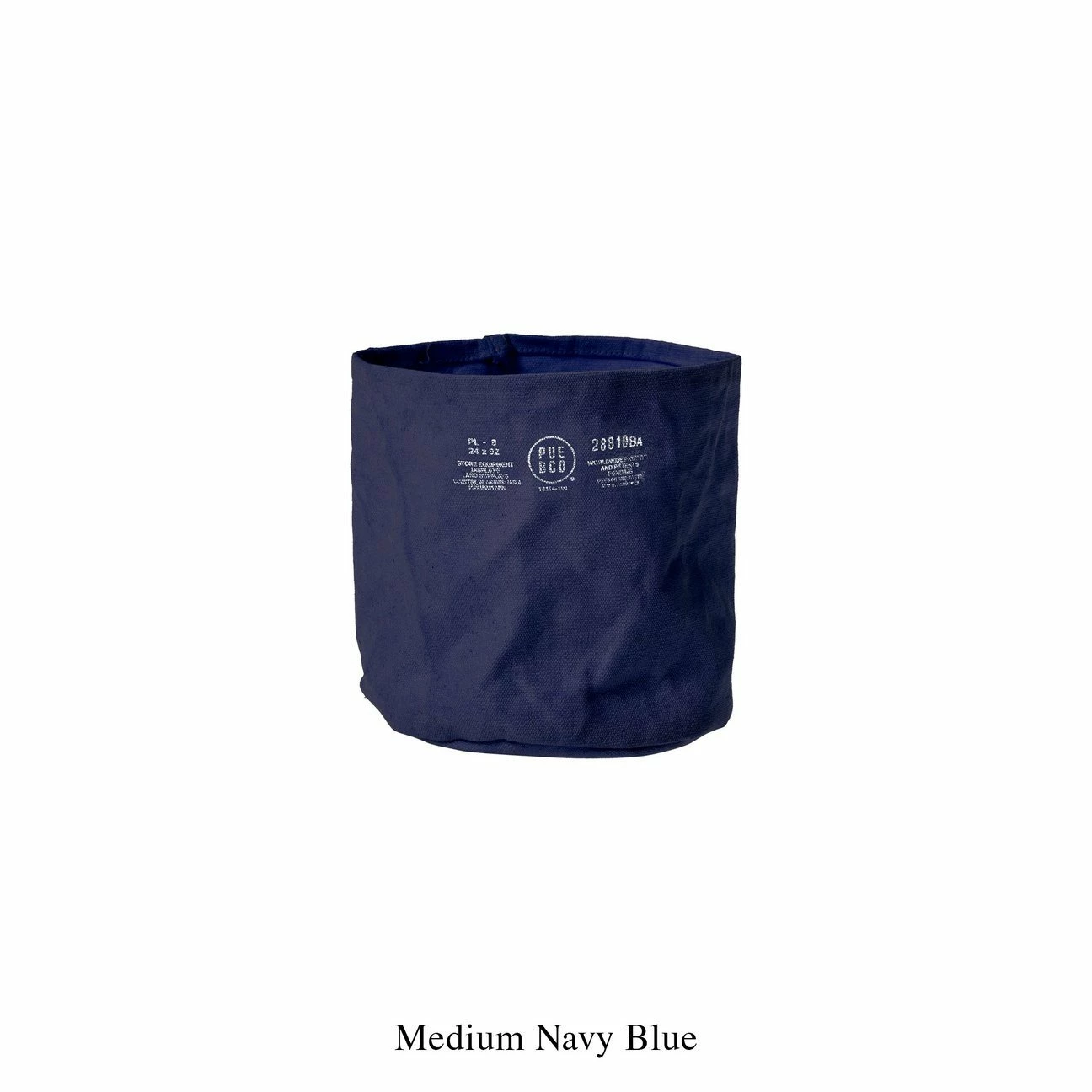 Puebco CANVAS POT COVER | Navy Blue - Image 3