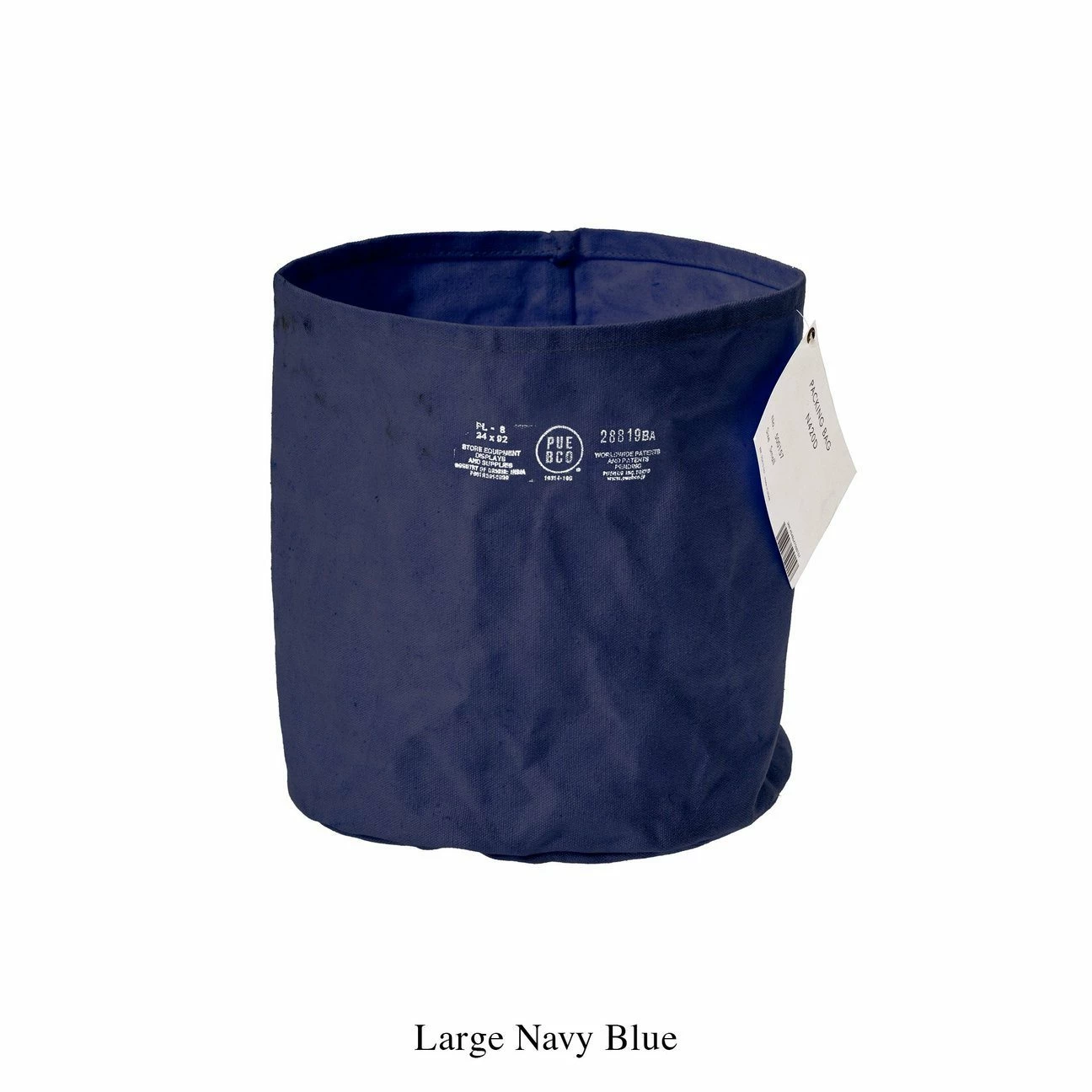 Puebco CANVAS POT COVER | Navy Blue - Image 4
