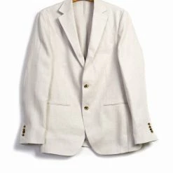 HANSEN GARMENTS CHRISTIAN | Formal 2 Button Blazer | Ecru