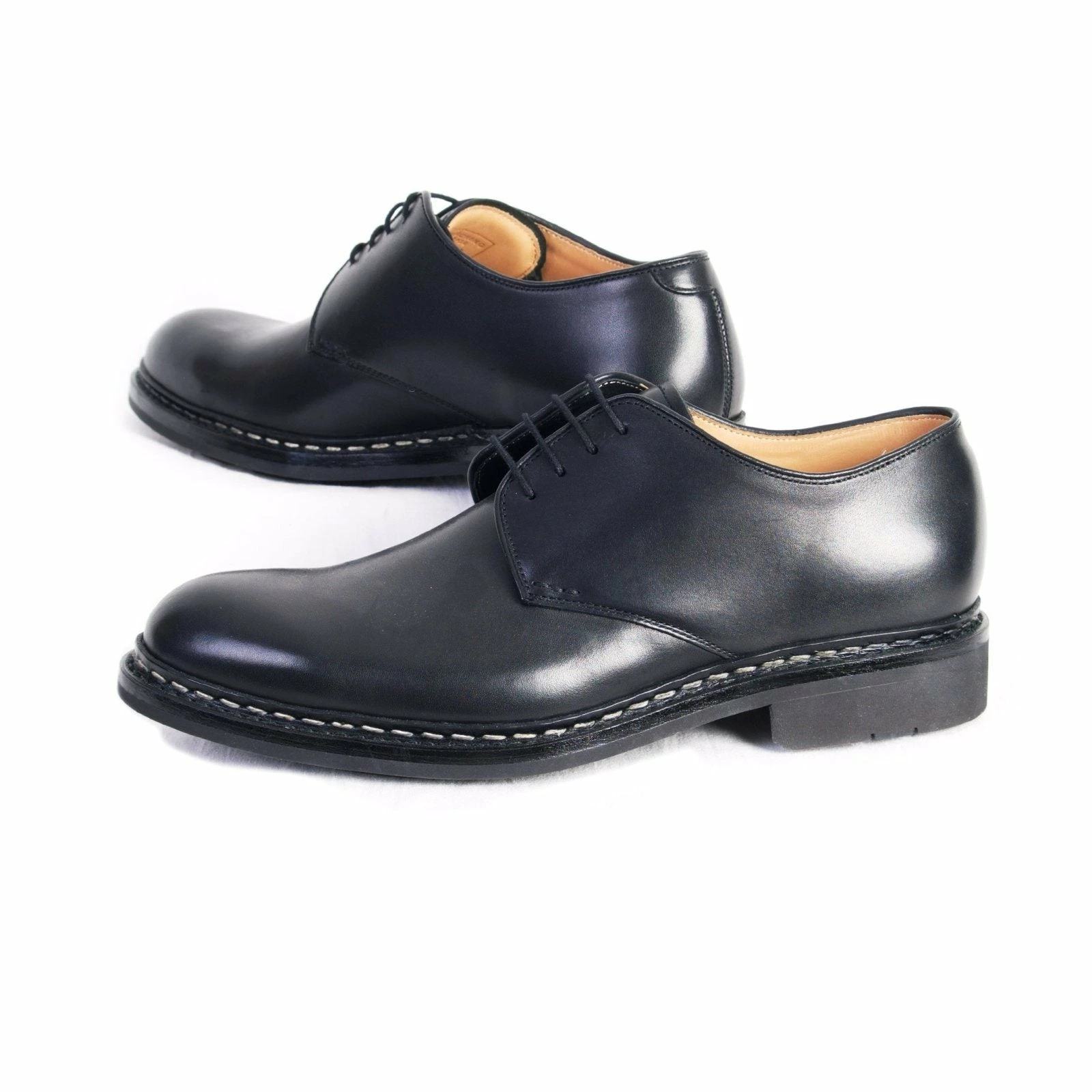 Heschung CROCUS | Leather Derby Shoe | Black - Image 4
