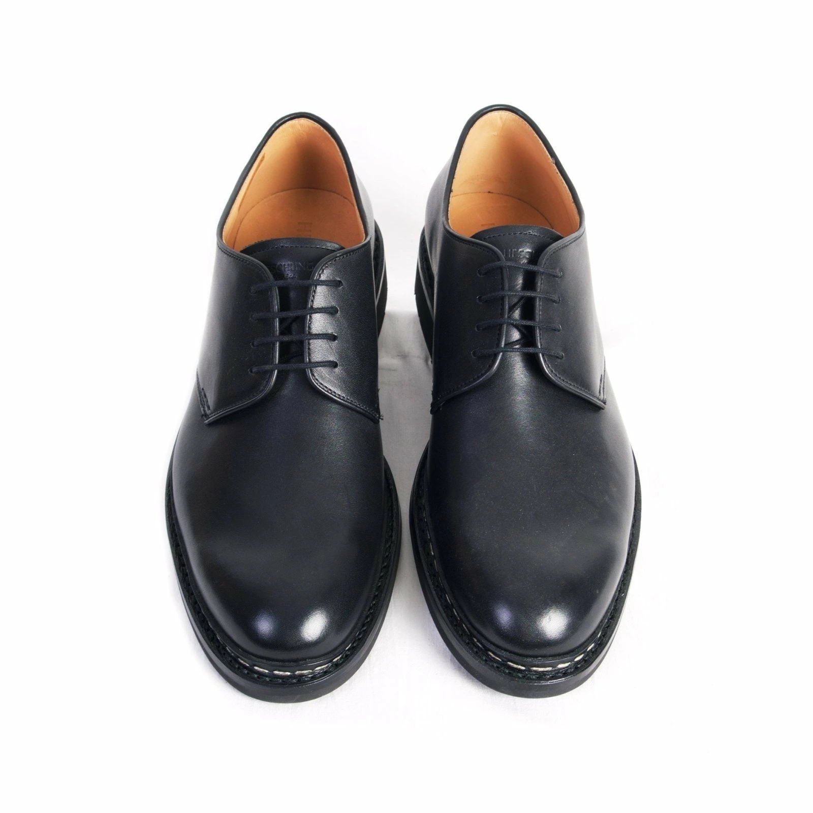 Heschung CROCUS | Leather Derby Shoe | Black