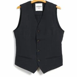HANSEN GARMENTS DANIEL | Classic Waistcoat | Dark Blue