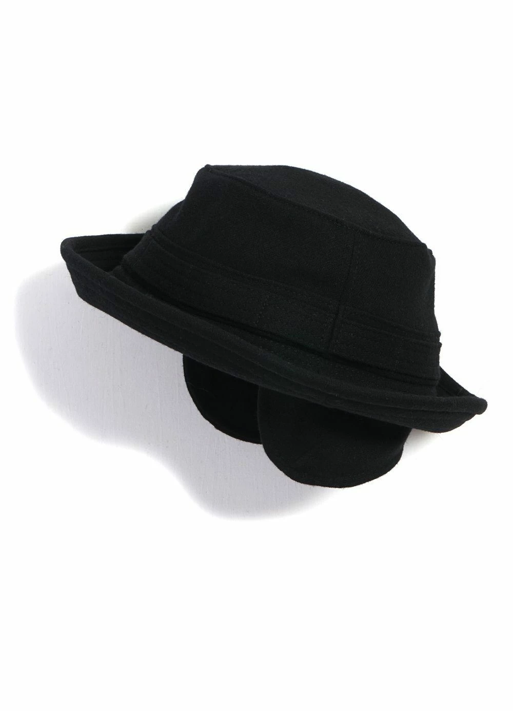 HANSEN GARMENTS EDVARD | Bucket Hat With Earflaps | Black - Image 3