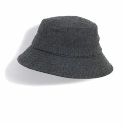 HANSEN GARMENTS EDVARD | Bucket Hat With Earflaps | Grey Melange