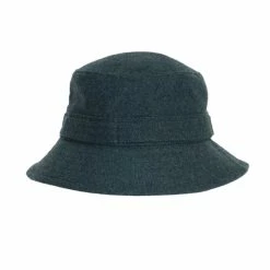 HANSEN GARMENTS EDVARD | Bucket Hat With Earflaps | Moss Green