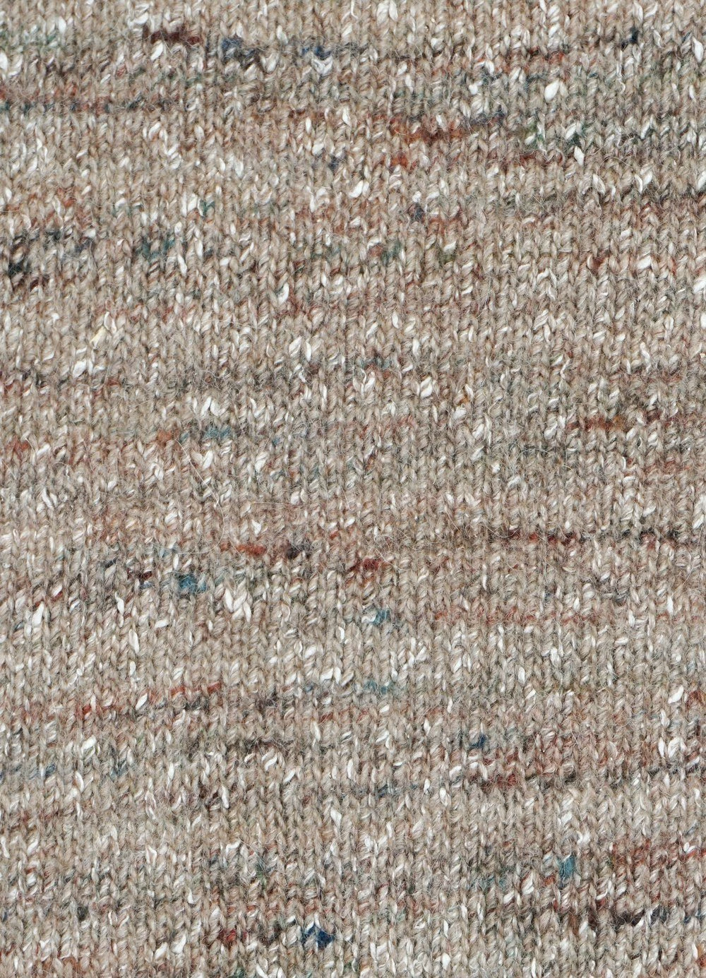 HANSEN GARMENTS FRANS | Chunky Knitted Scarf | Beigetweed - Image 2