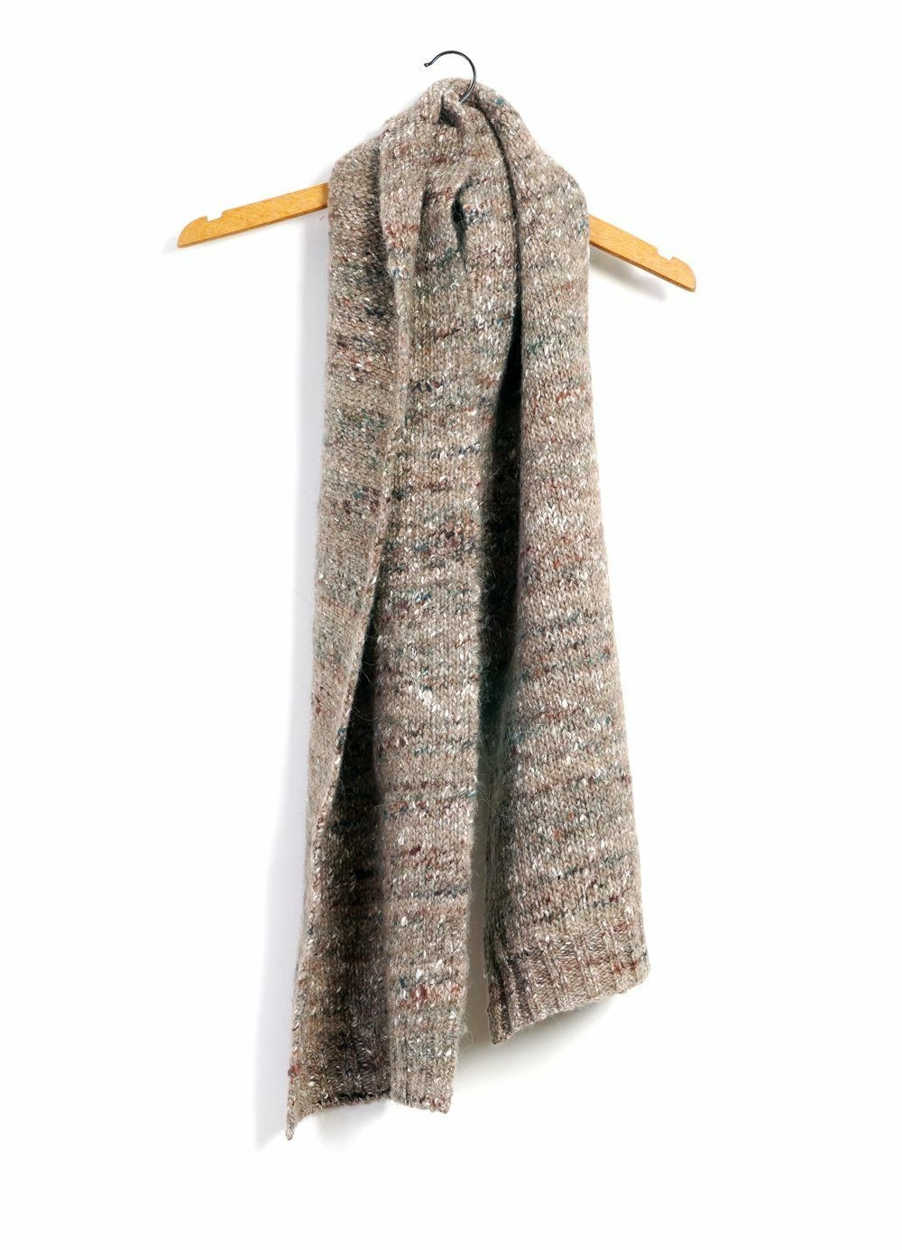 HANSEN GARMENTS FRANS | Chunky Knitted Scarf | Beigetweed