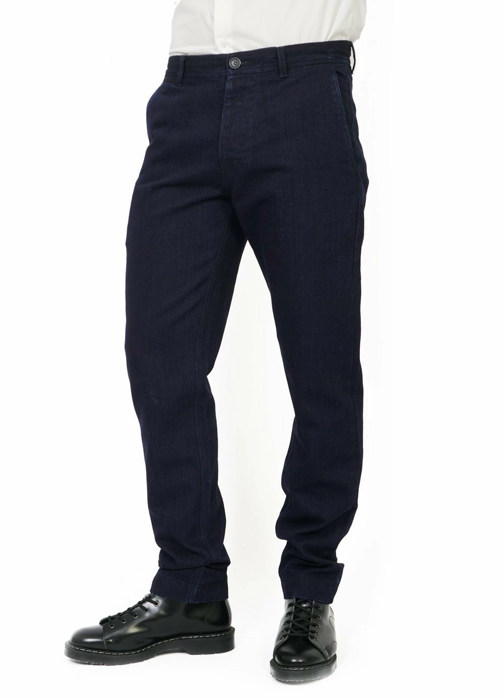 HANSEN GARMENTS FRED | Regular Fit Trousers | Black Indigo - Image 4