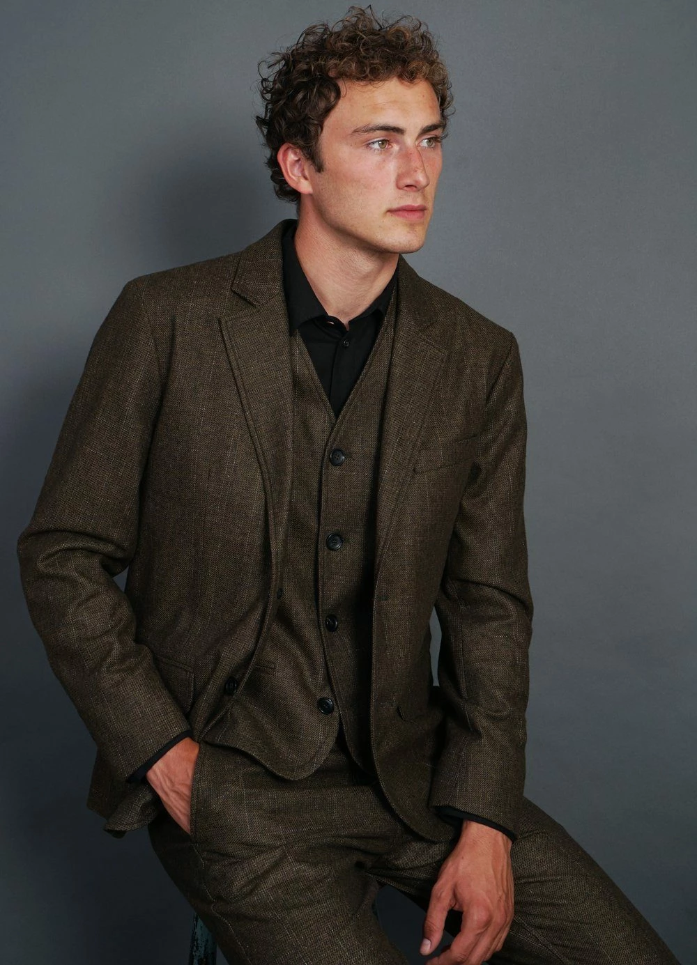 HANSEN GARMENTS FREDERIK | Informal 2-button Blazer | October - Image 4