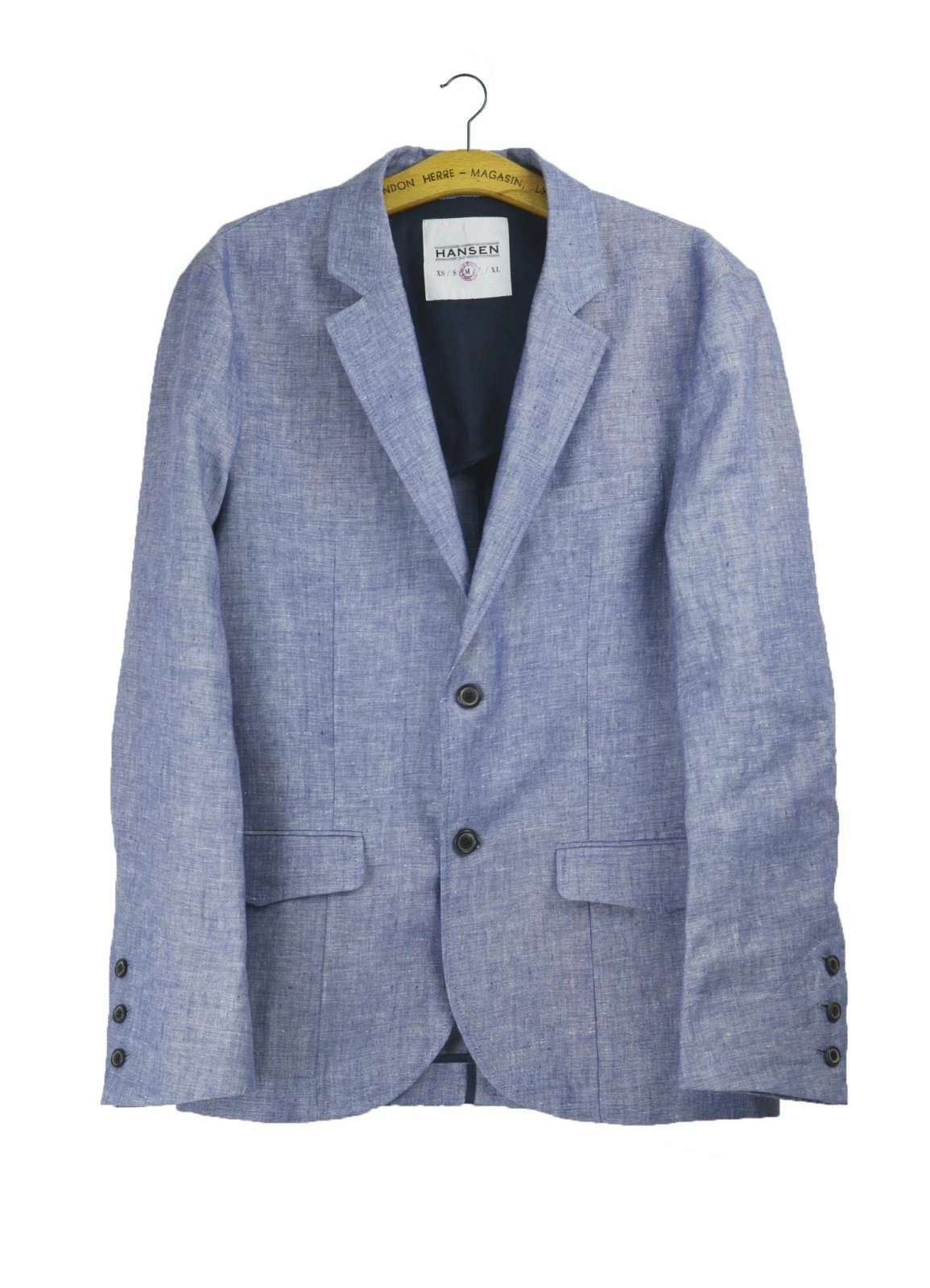 HANSEN GARMENTS FREDERIK | Two Button Blazer | Light Blue