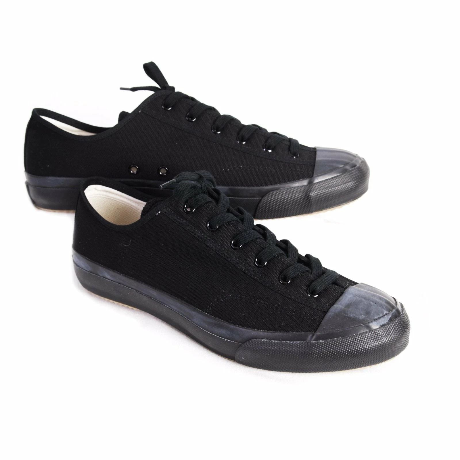 Moonstar GYM CLASSIC | Canvas Vulcanised Sole Sneaker | Black Mono - Image 2