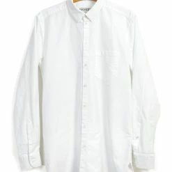 HANSEN GARMENTS HAAKON | Hidden Button Down Shirt | White