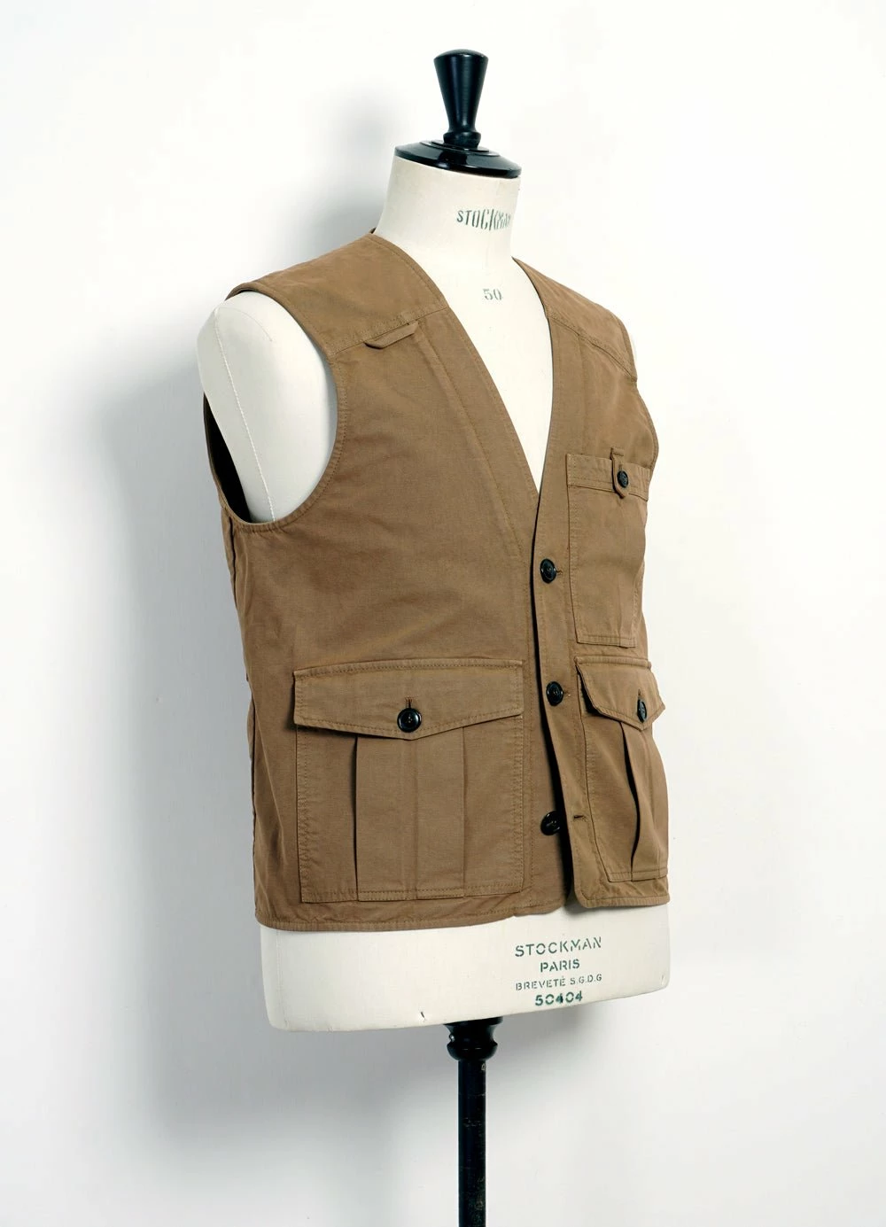 HANSEN GARMENTS HEKTOR | Utility Vest | Khaki - Image 3