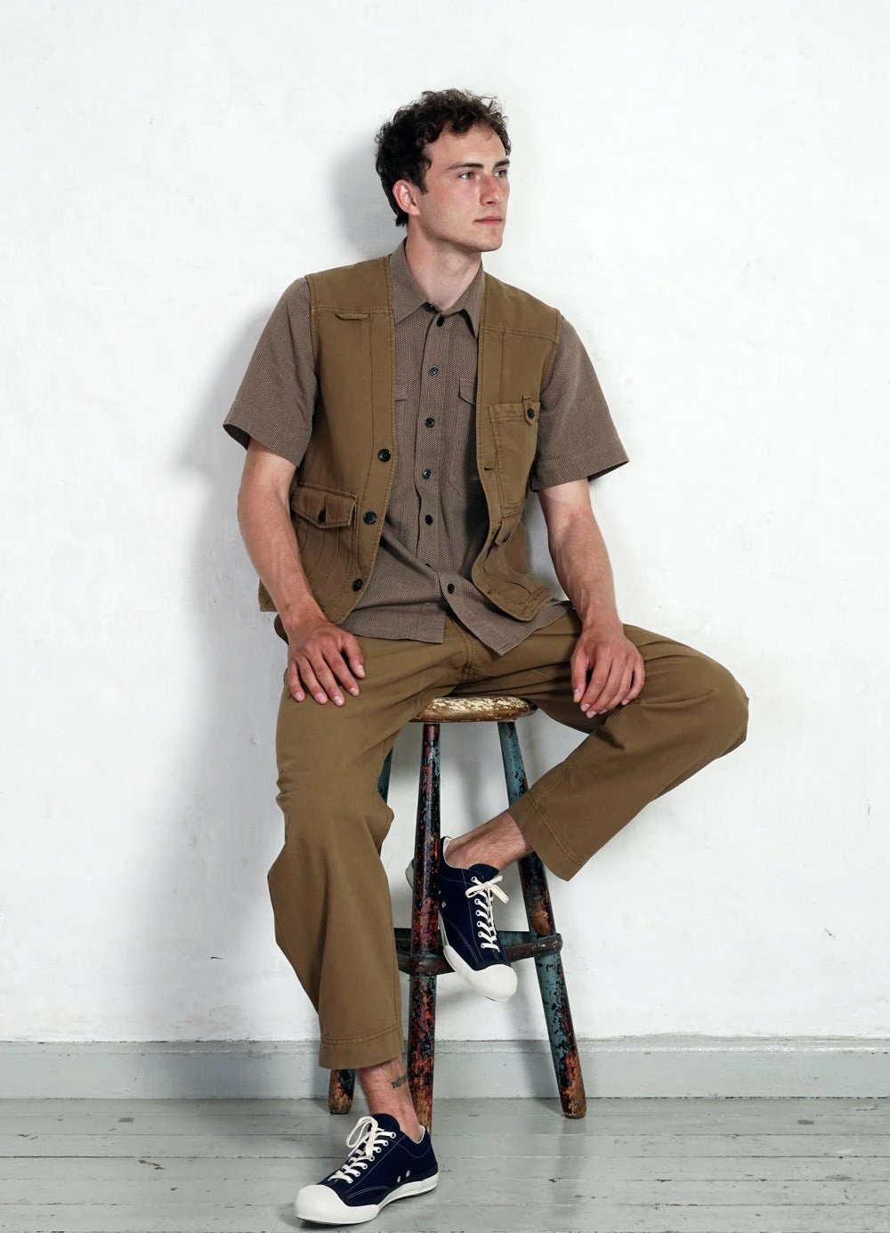 HANSEN GARMENTS HEKTOR | Utility Vest | Khaki - Image 7