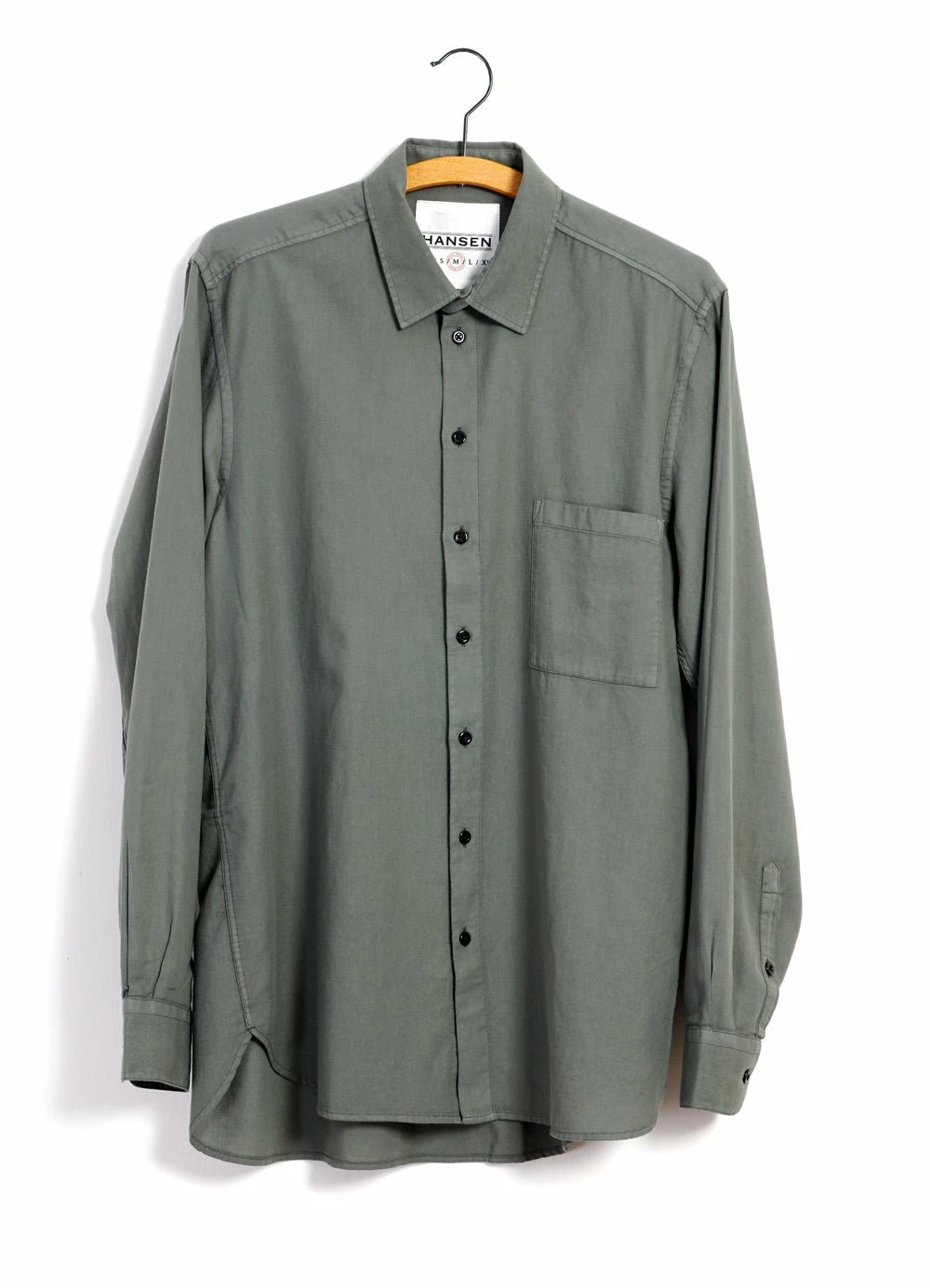 HANSEN GARMENTS HENNING | Casual Classic Shirt | Eucalyptus