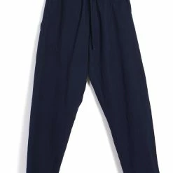 HANSEN GARMENTS JACK | Casual Drawstring Pants | Waffle Indigo