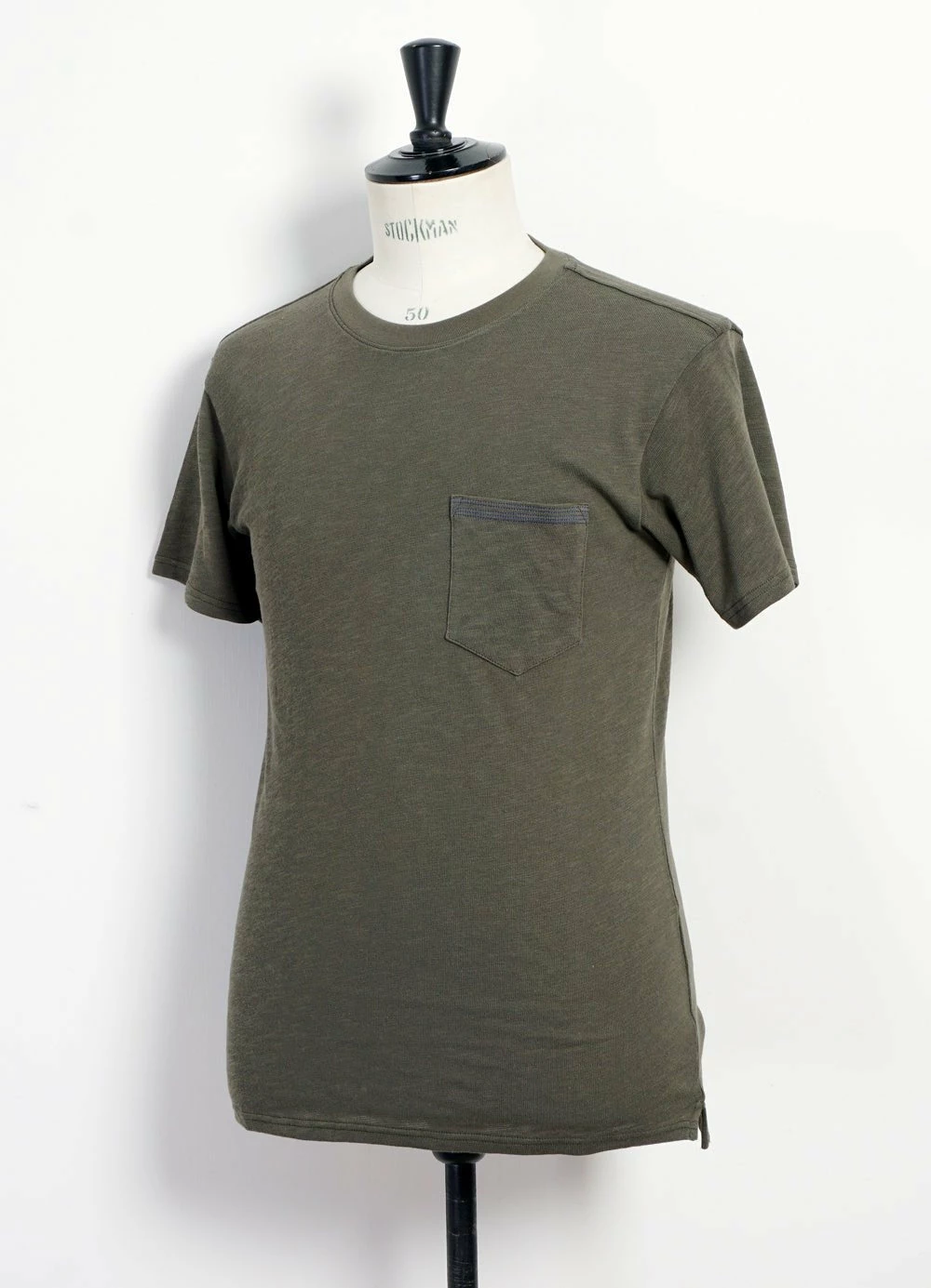 HANSEN GARMENTS JAMES | Crew Neck Pocket T | Green - Image 2