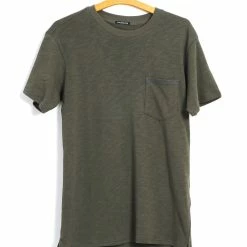 HANSEN GARMENTS JAMES | Crew Neck Pocket T | Green