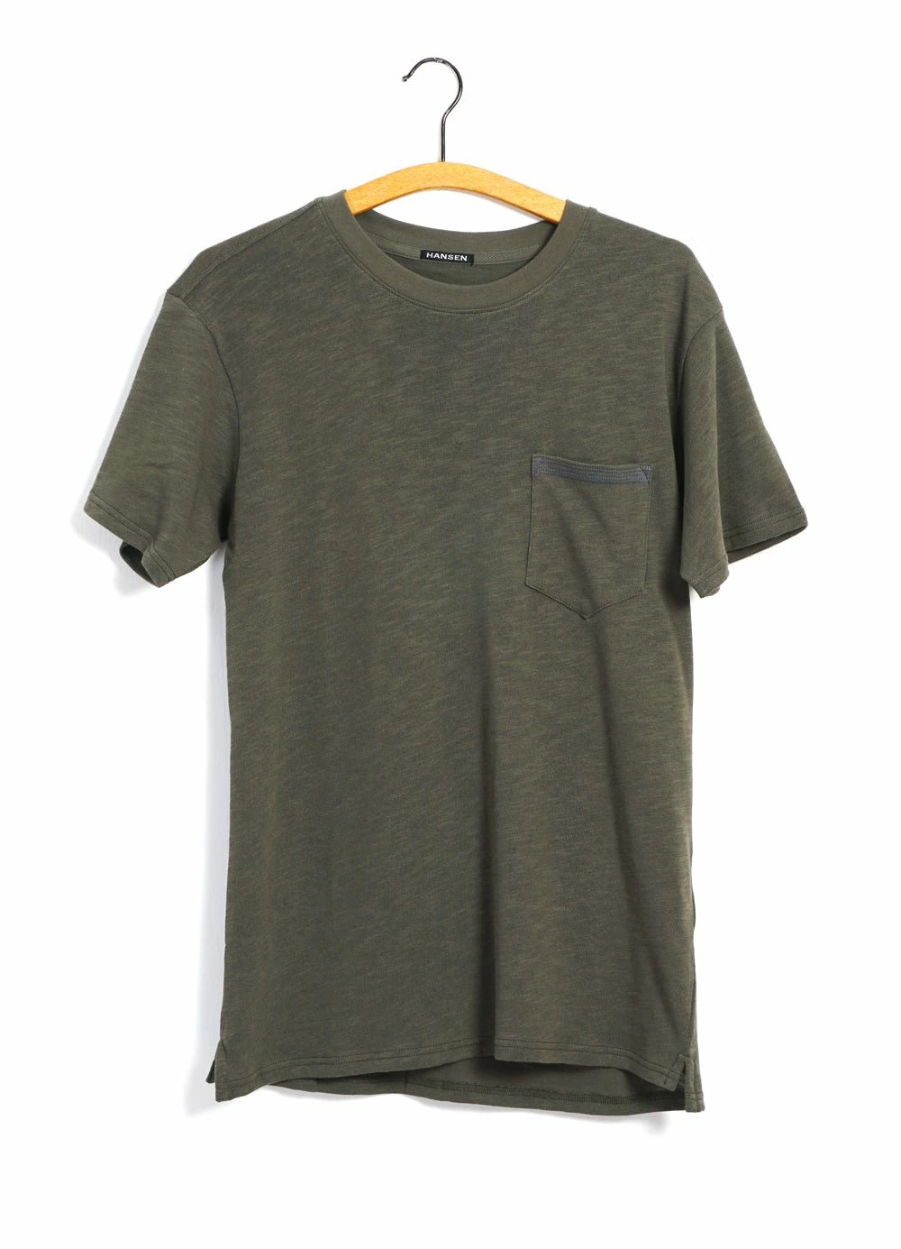HANSEN GARMENTS JAMES | Crew Neck Pocket T | Green