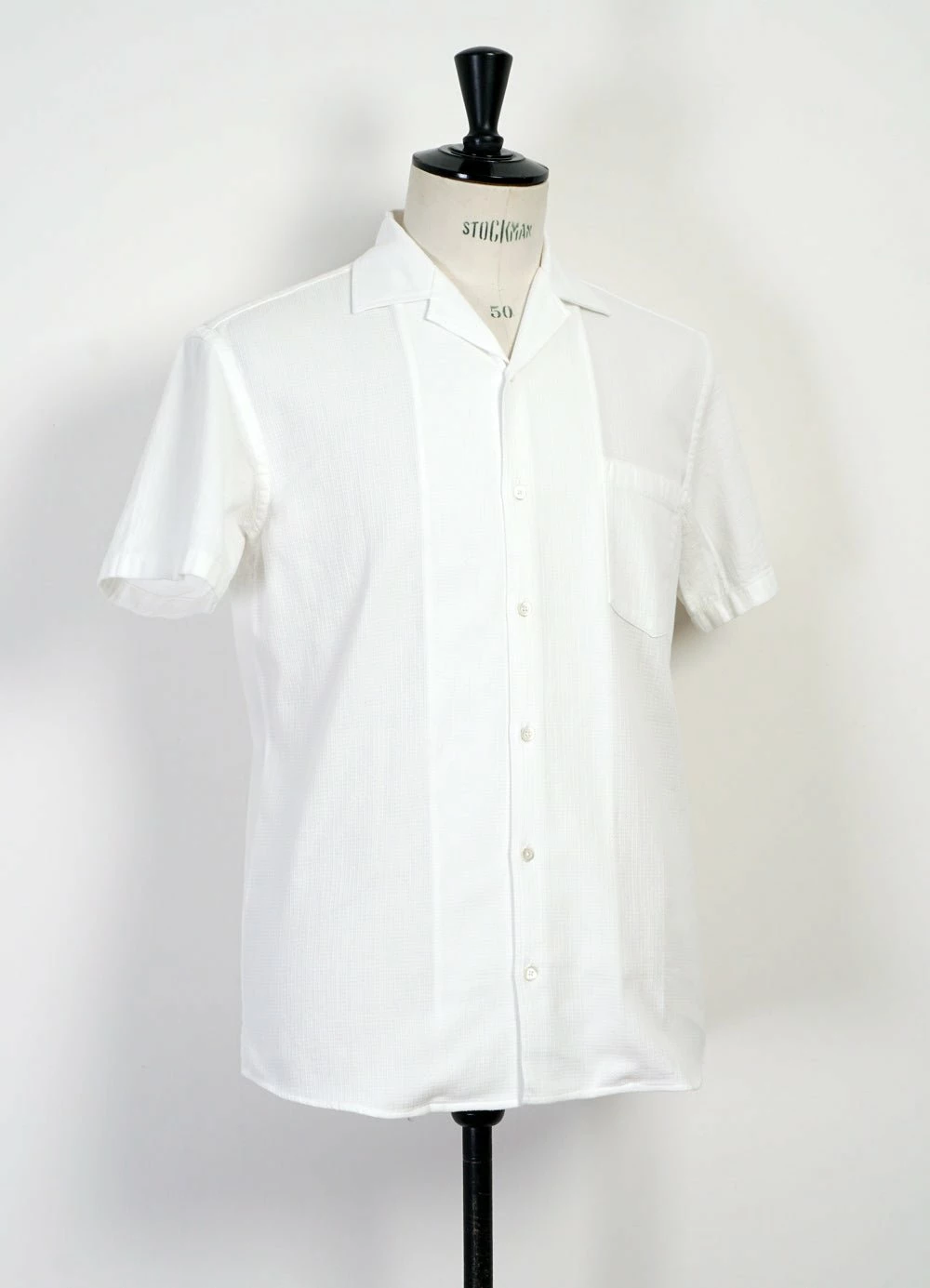 HANSEN GARMENTS JONNY | Short Sleeve Shirt | Dobby White X2 - Image 3