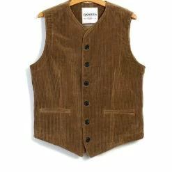 HANSEN GARMENTS KAJ | Casual Waistcoat | Camel