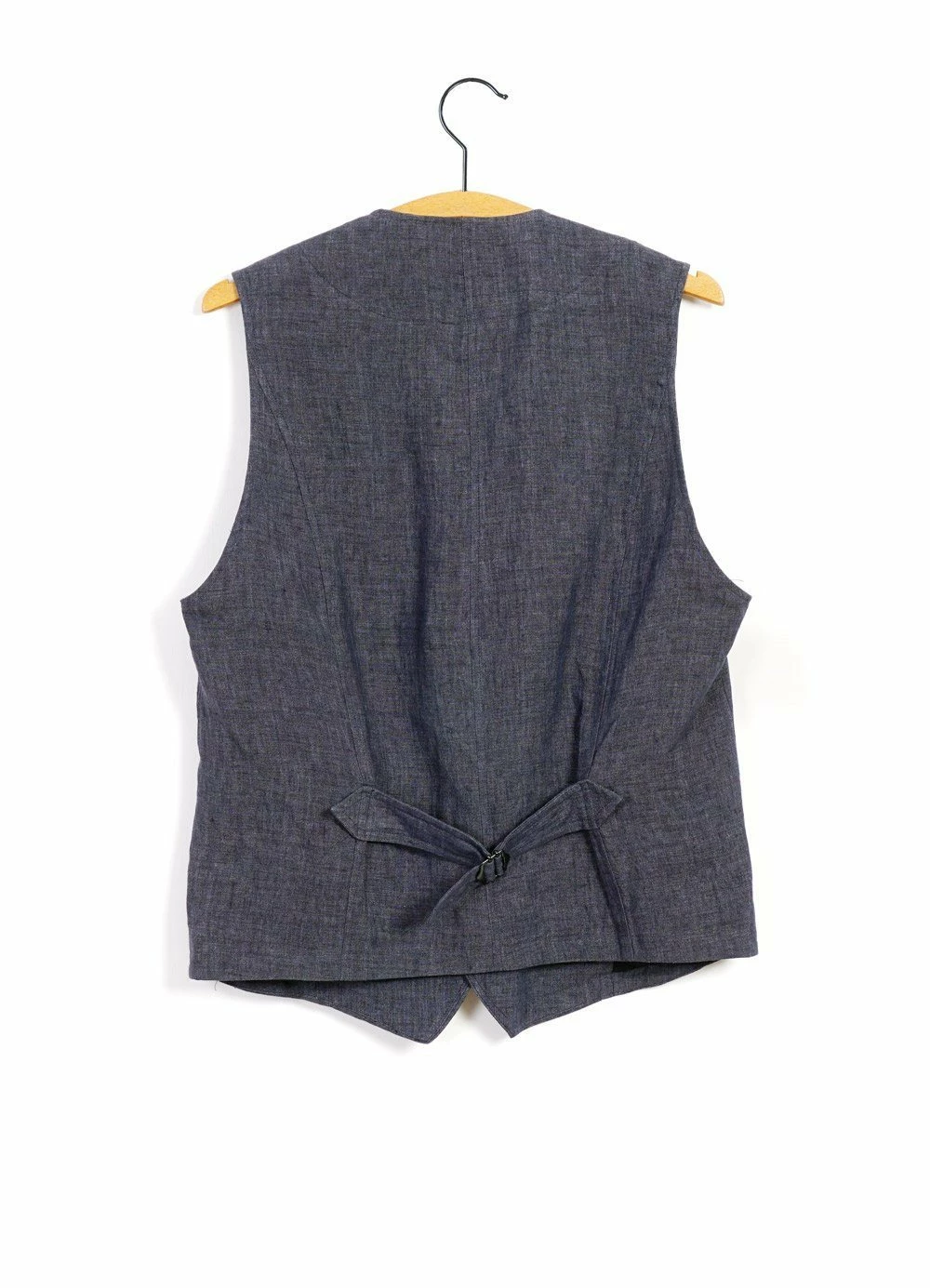 HANSEN GARMENTS KALLE | Casual Classic Vest | Blue Delave - Image 5