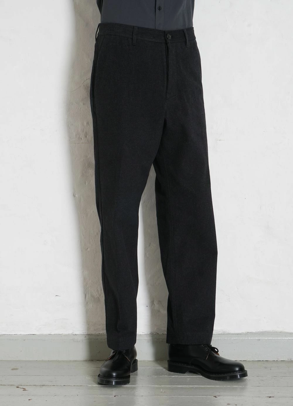 HANSEN GARMENTS KEN | Wide Cut Trousers | Blackish - Image 2