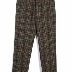 HANSEN GARMENTS KEN | Wide Cut Trousers | Checkered