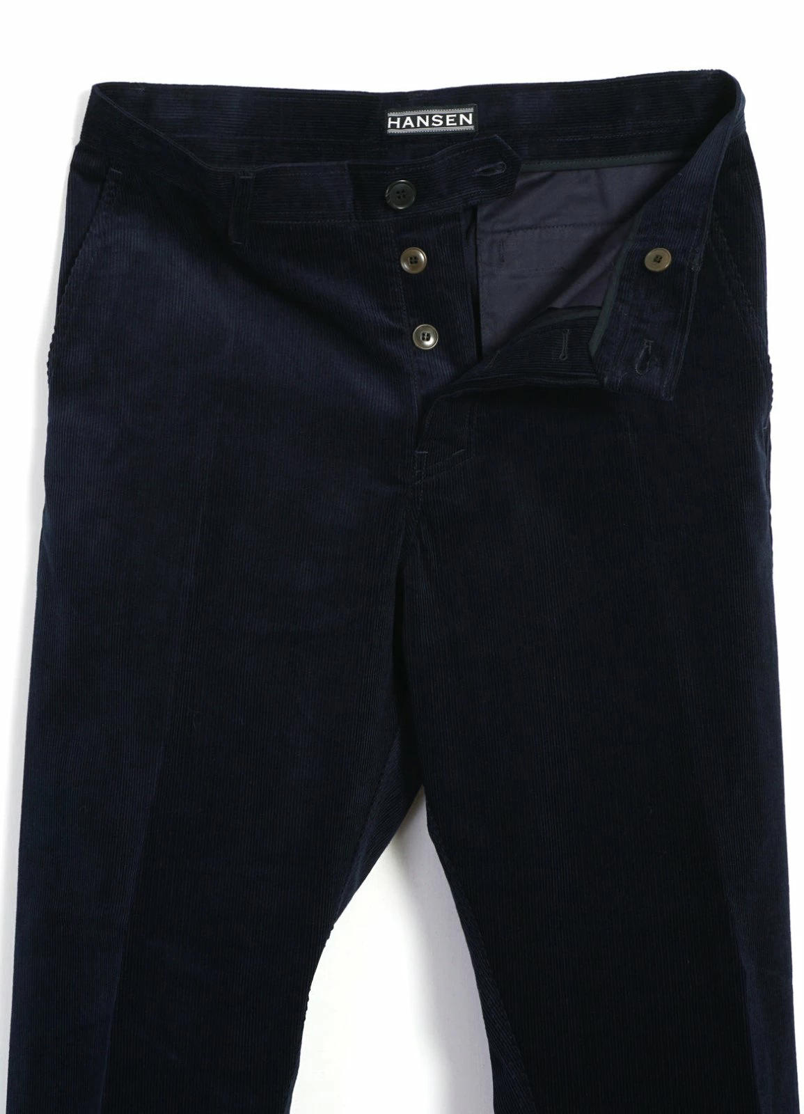 HANSEN GARMENTS KEN | Wide Cut Trousers | Fluid Navy - Image 7