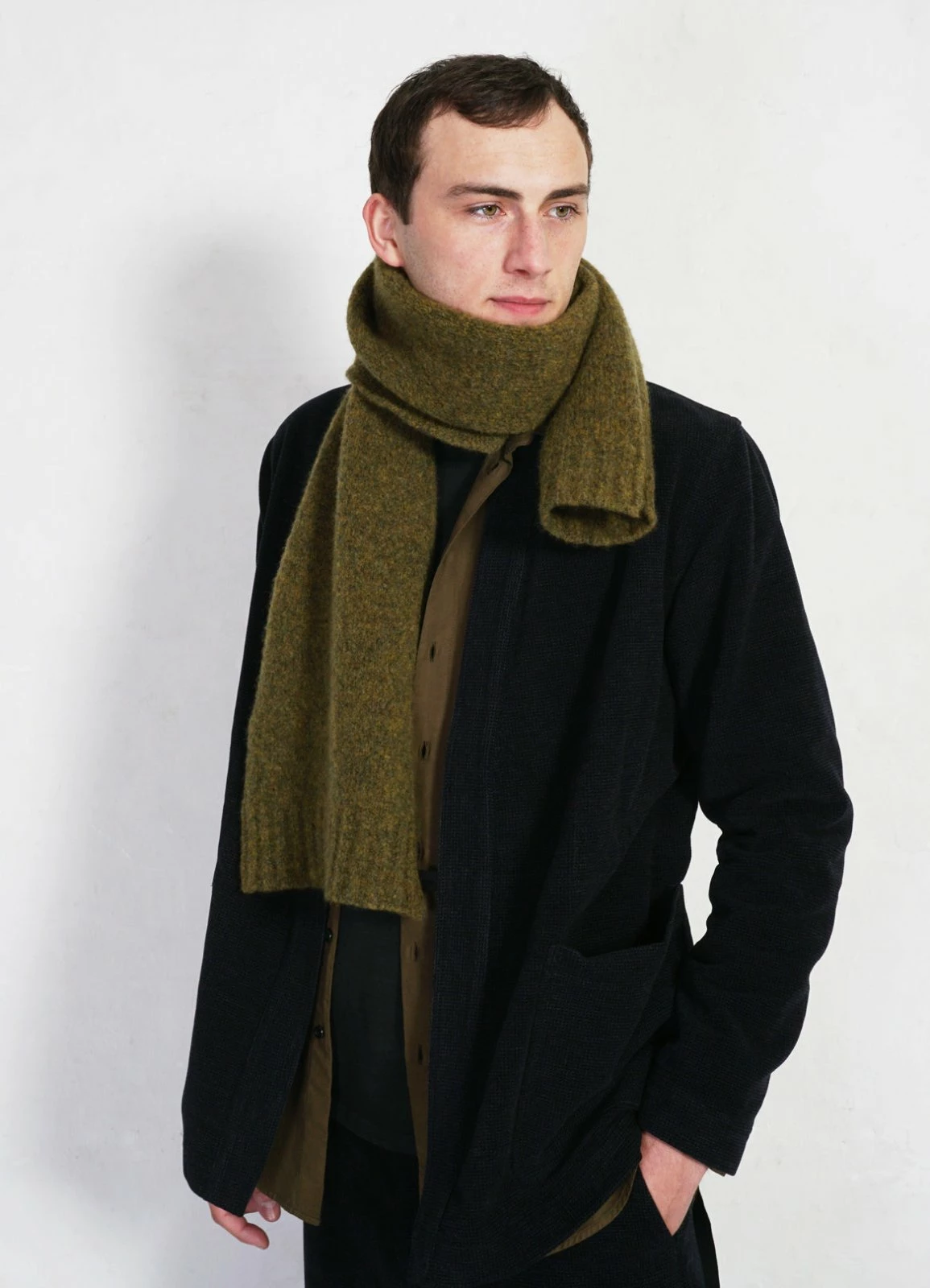 HANSEN GARMENTS LARS | Rib Stitch Scarf | Garden - Image 4