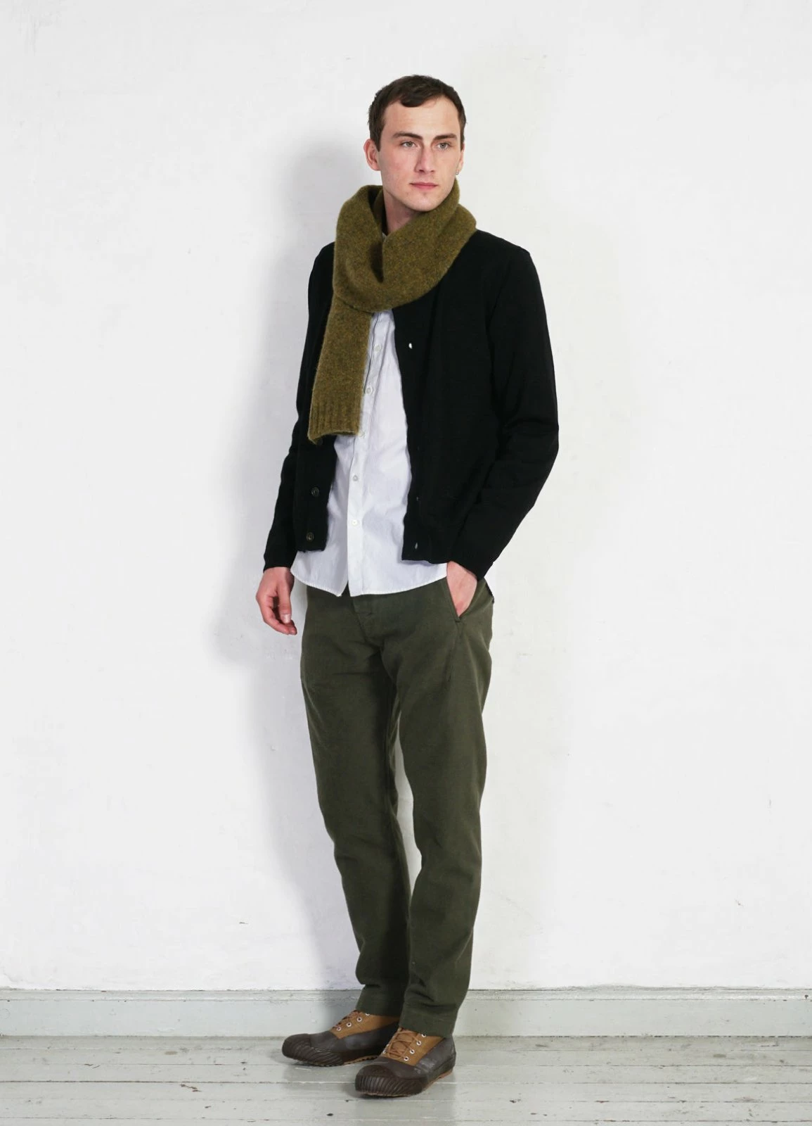 HANSEN GARMENTS LARS | Rib Stitch Scarf | Garden - Image 7