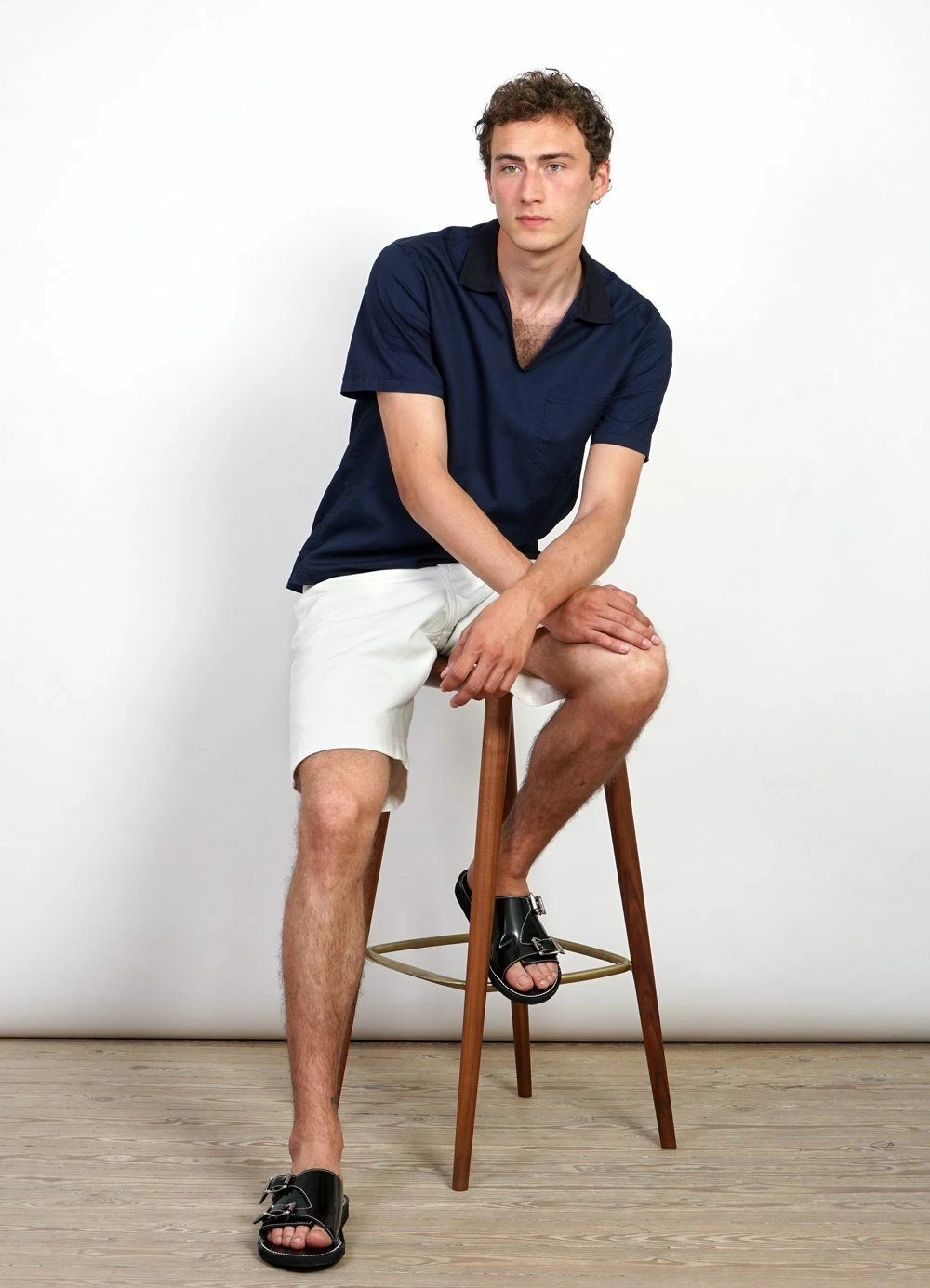 HANSEN GARMENTS LENNY | Casual Work Shorts | Ecru - Image 5