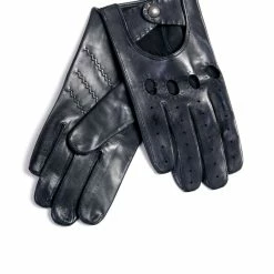 MAISON FABRE LEON | Driving Glove | Dark Grey