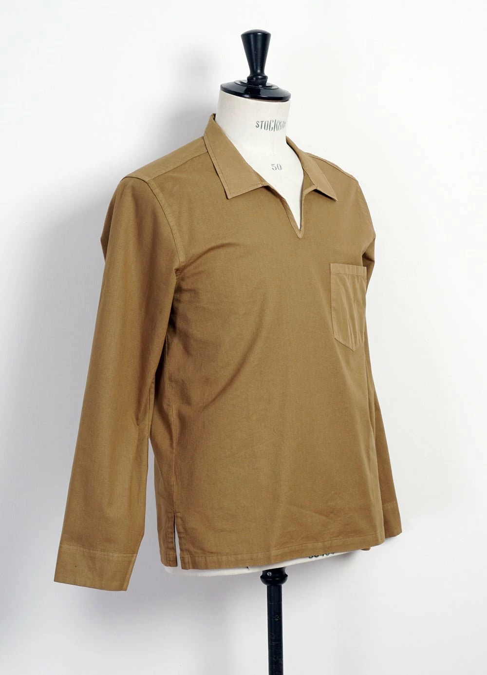 HANSEN GARMENTS MARIUS | Casual Pull On Shirt | Hay - Image 3