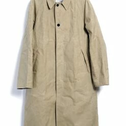HANSEN GARMENTS MORTEN | Long Windbreaker Coat | Sand