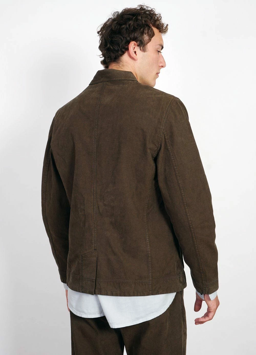 HANSEN GARMENTS NICOLAI | Informal 4-button Blazer | Nut - Image 3