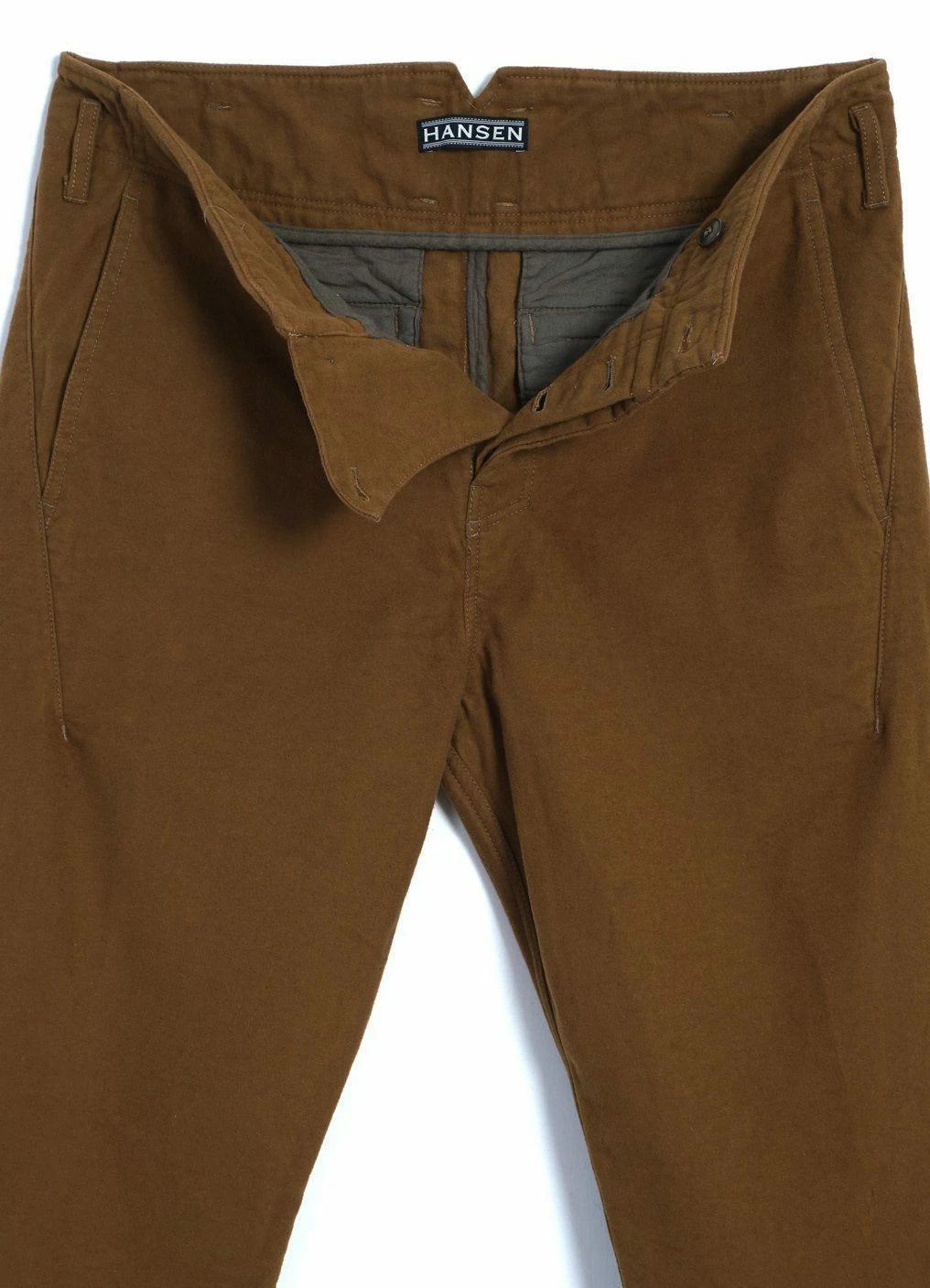 HANSEN GARMENTS SVENNING | Slim Fit Trousers | Turmeric - Image 2