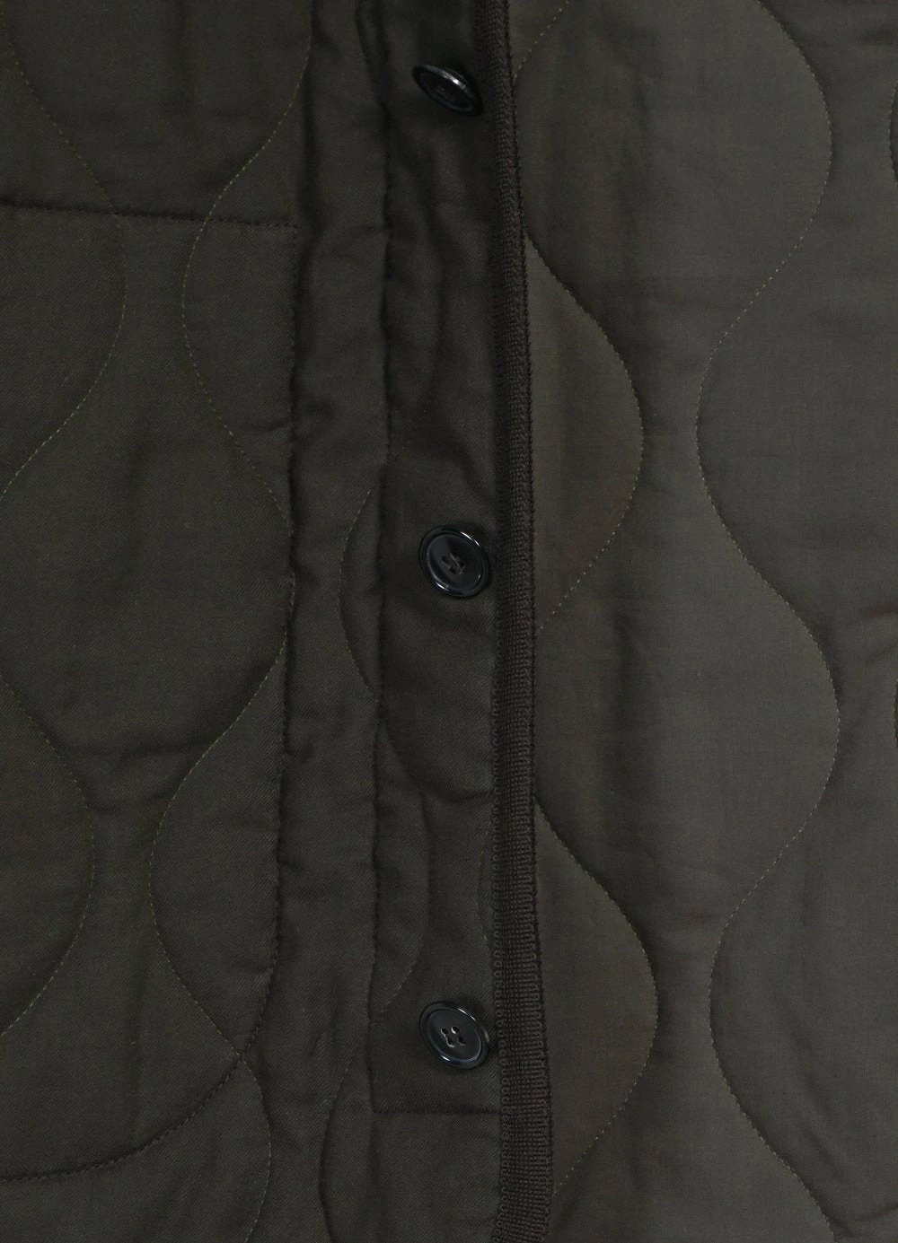 HANSEN GARMENTS TONY | Bonded Padded Vest | Dark Army - Image 8