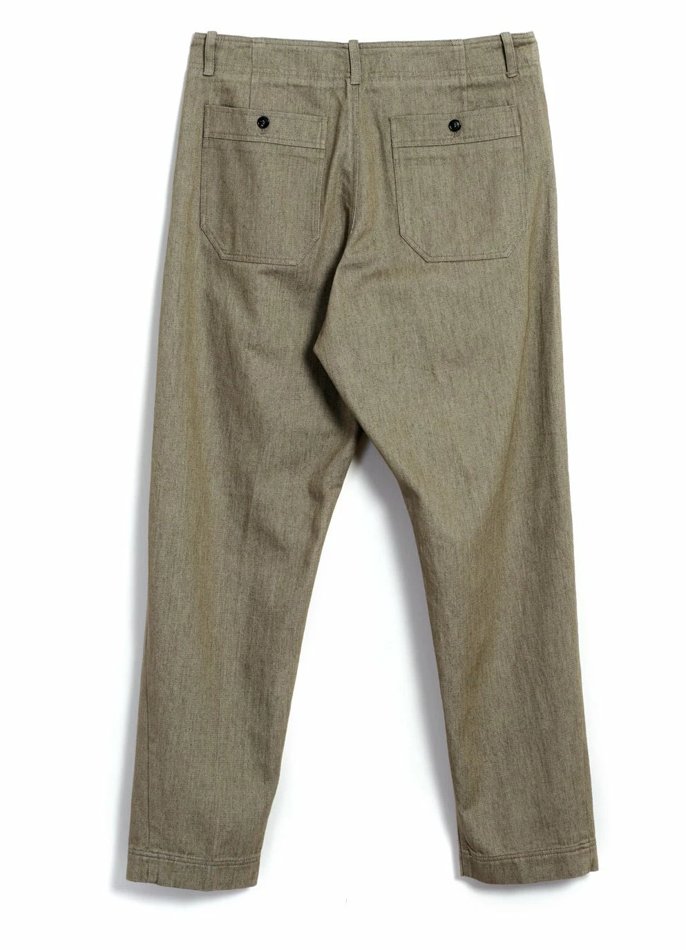 HANSEN GARMENTS TRYGVE | Wide Cut Cropped Trousers | Safari - Image 6